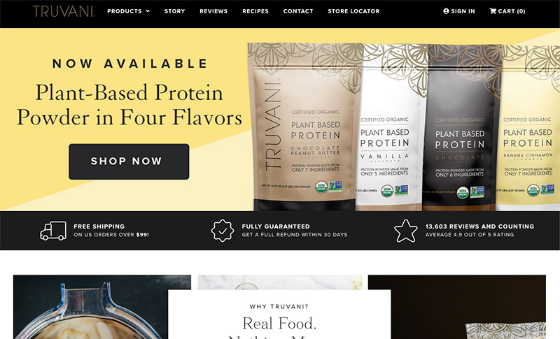 Physical Product Example - Truvani